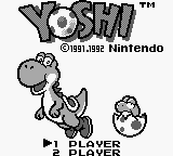 Yoshi (USA) Title Screen